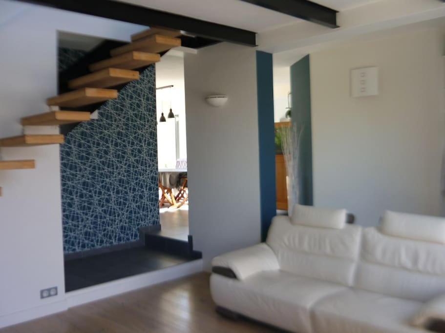9 Pers 160 M² +Jardin- 10Mn Nantes -30Mn Mer Bouguenais Luaran gambar