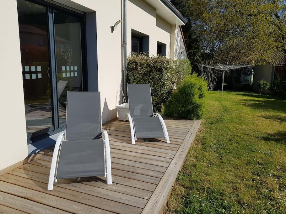9 Pers 160 M² +Jardin- 10Mn Nantes -30Mn Mer Bouguenais Luaran gambar